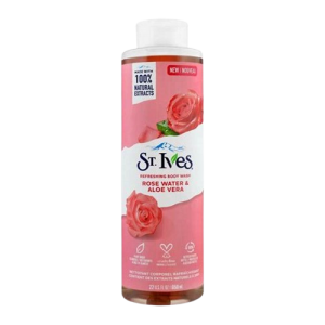 St. Ives Rose Water & Aloe Vera Body Wash – Hydrating and Refreshing