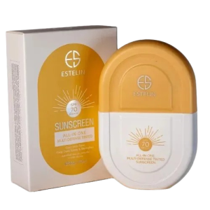 Estelin Sunscreen All-in-one Multi-Defense Tinted SPF 70 PA+++ 50g