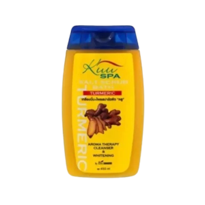 Kuu Spa Aroma Bath Salt Scrub – Turmeric – 450ml brightening exfoliating body scrub